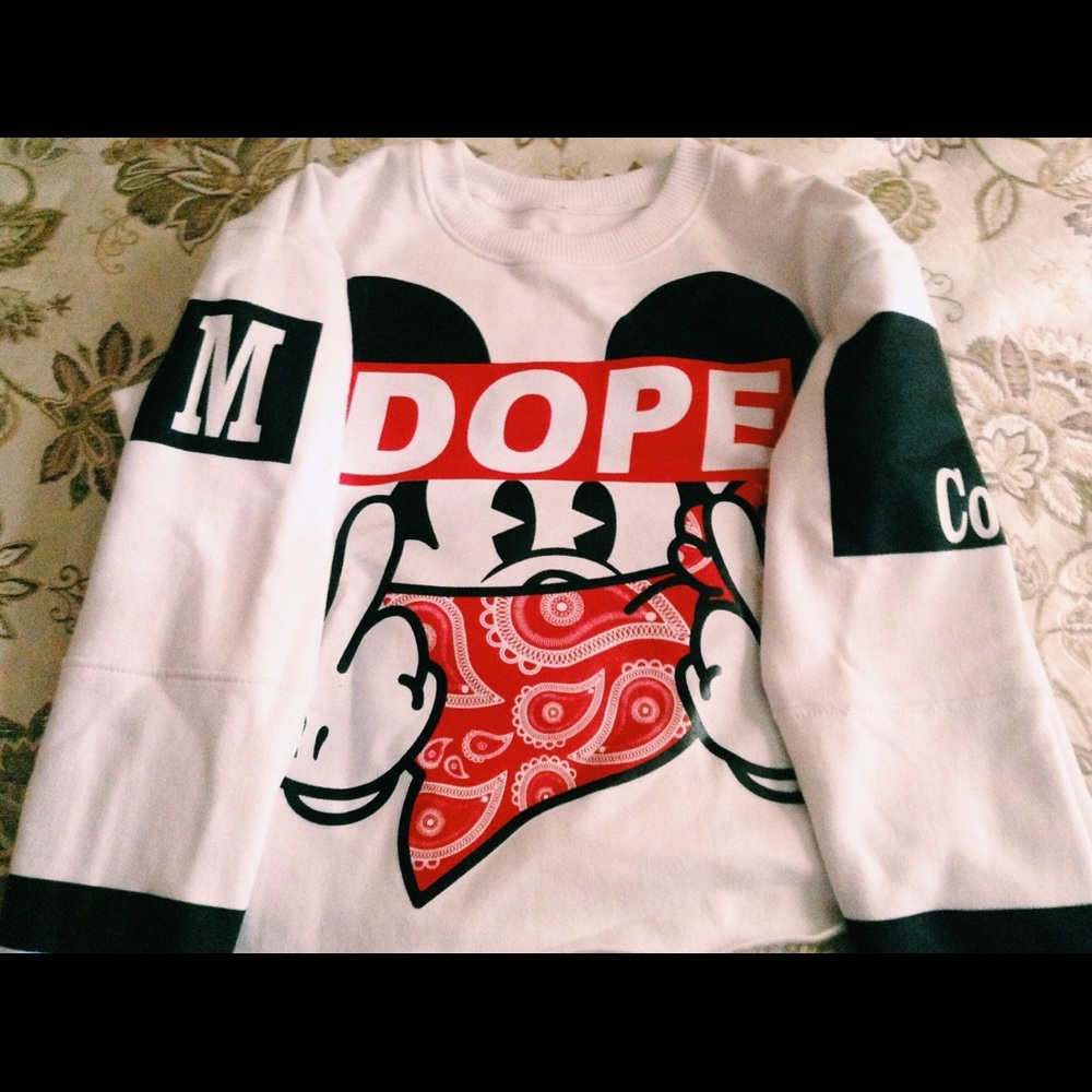 Crop Mickey Dope Sweater from Peru